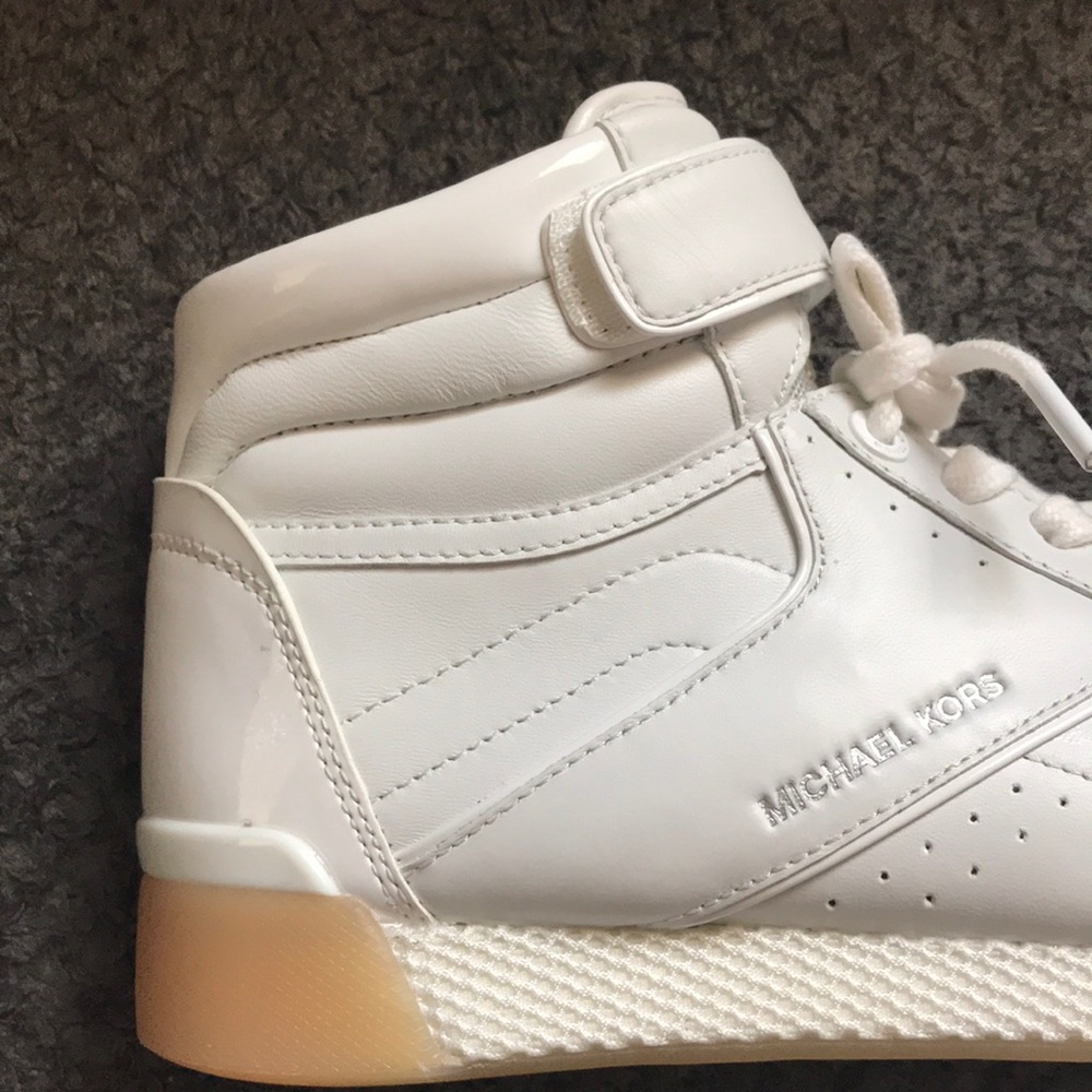 Michael Kors White High Tops - Picture 5 of 6